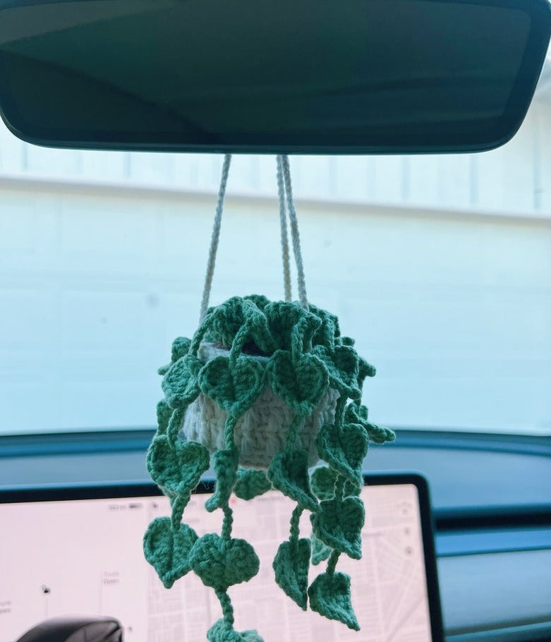 Crochet Car Hanging Handmade Car Decor