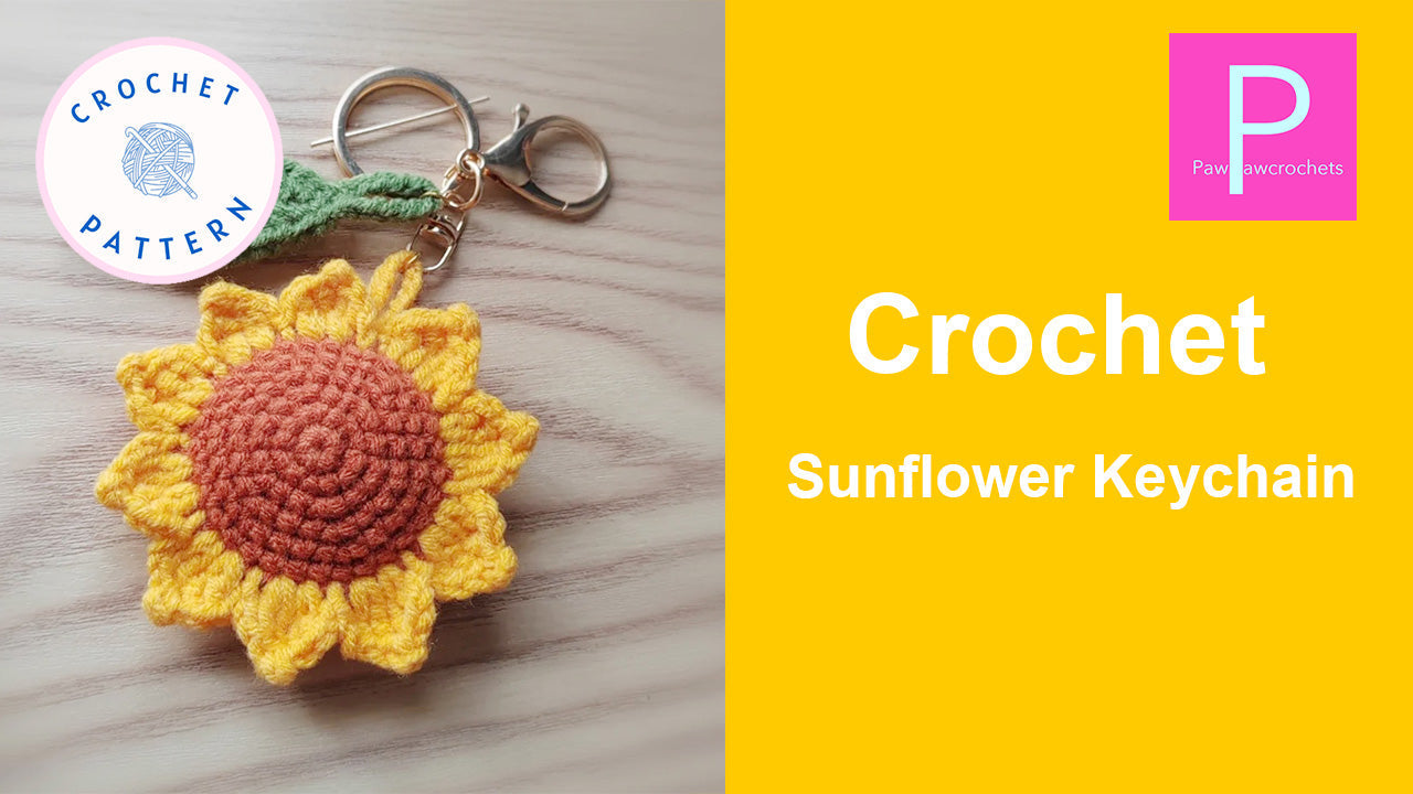 Sunflower Keychain-FREE PATTERN