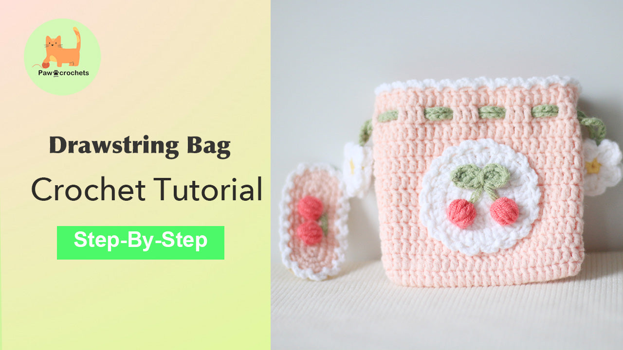 Purple Crochet Pet Collars