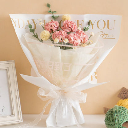 Crochet Lily Of Valley Flower Bouquet Carnation Bouquet