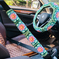 Crochet Handmade Steering Wheel Cover Seat Belt Cover