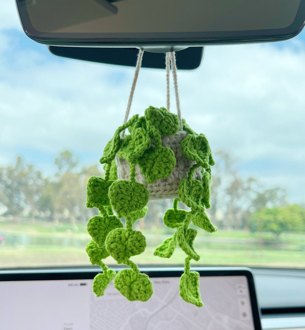 Crochet Car Hanging Handmade Car Decor
