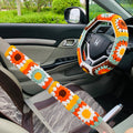 Handmade Crochet Steering Wheel Cover Seat Belt Cover