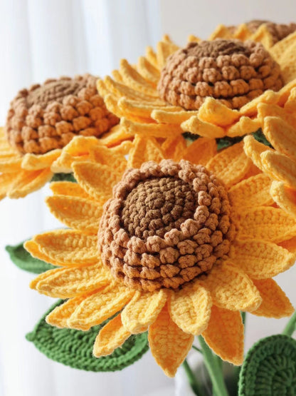 Crochet Sunflower Bouquet-Mother's Day Gift