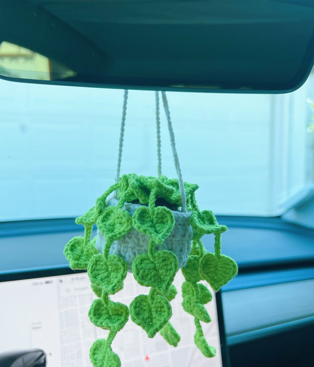 Crochet Car Hanging Handmade Car Decor