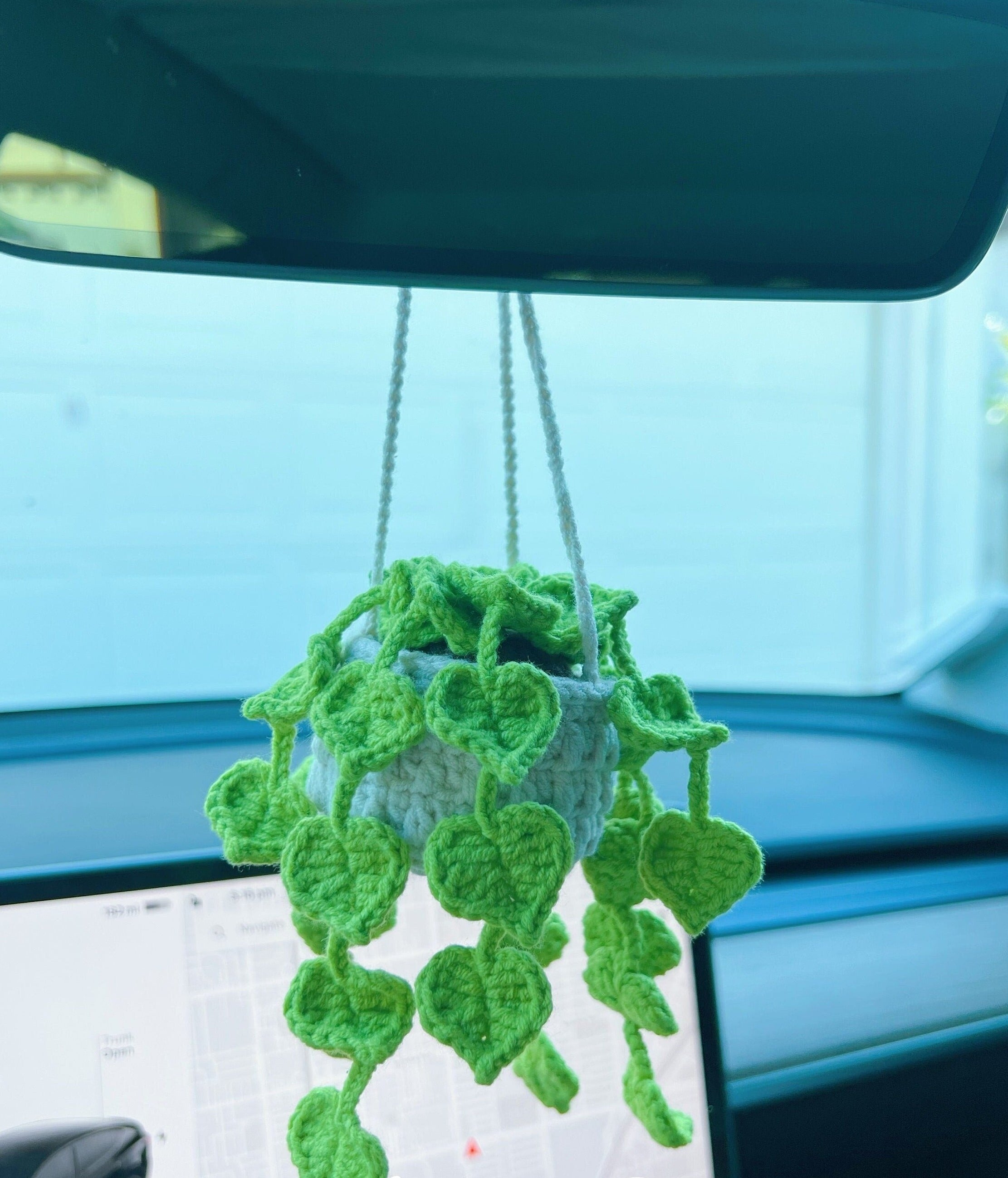 Crochet Car Hanging Handmade Car Decor