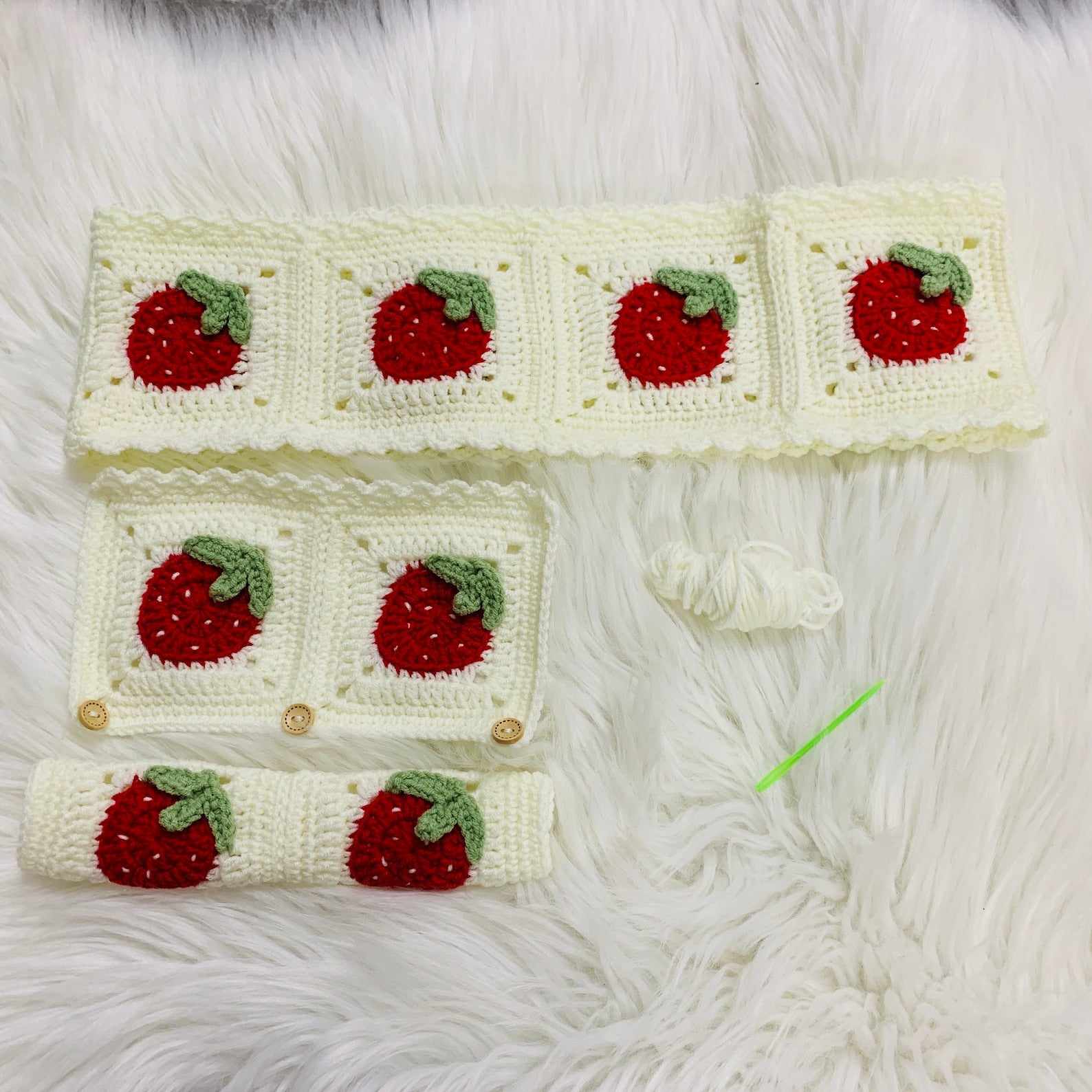 Handmade Steering Wheel Cover Seat Belt Cover