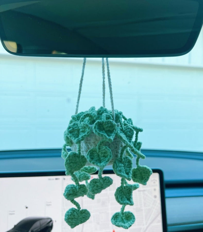 Crochet Car Hanging Handmade Car Decor