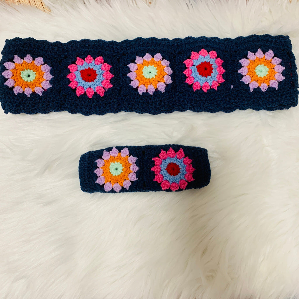 Crochet Handmade Steering Wheel Cover Seat Belt Cover