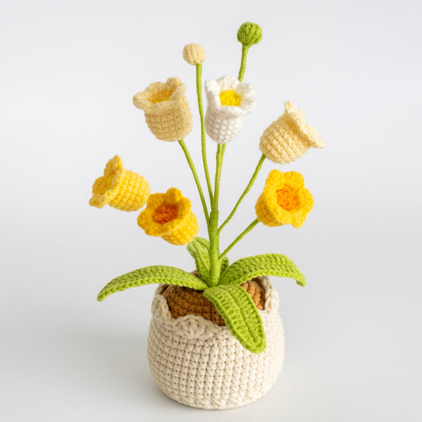 Crochet Flower Plant Home Decor Mom's Gifts