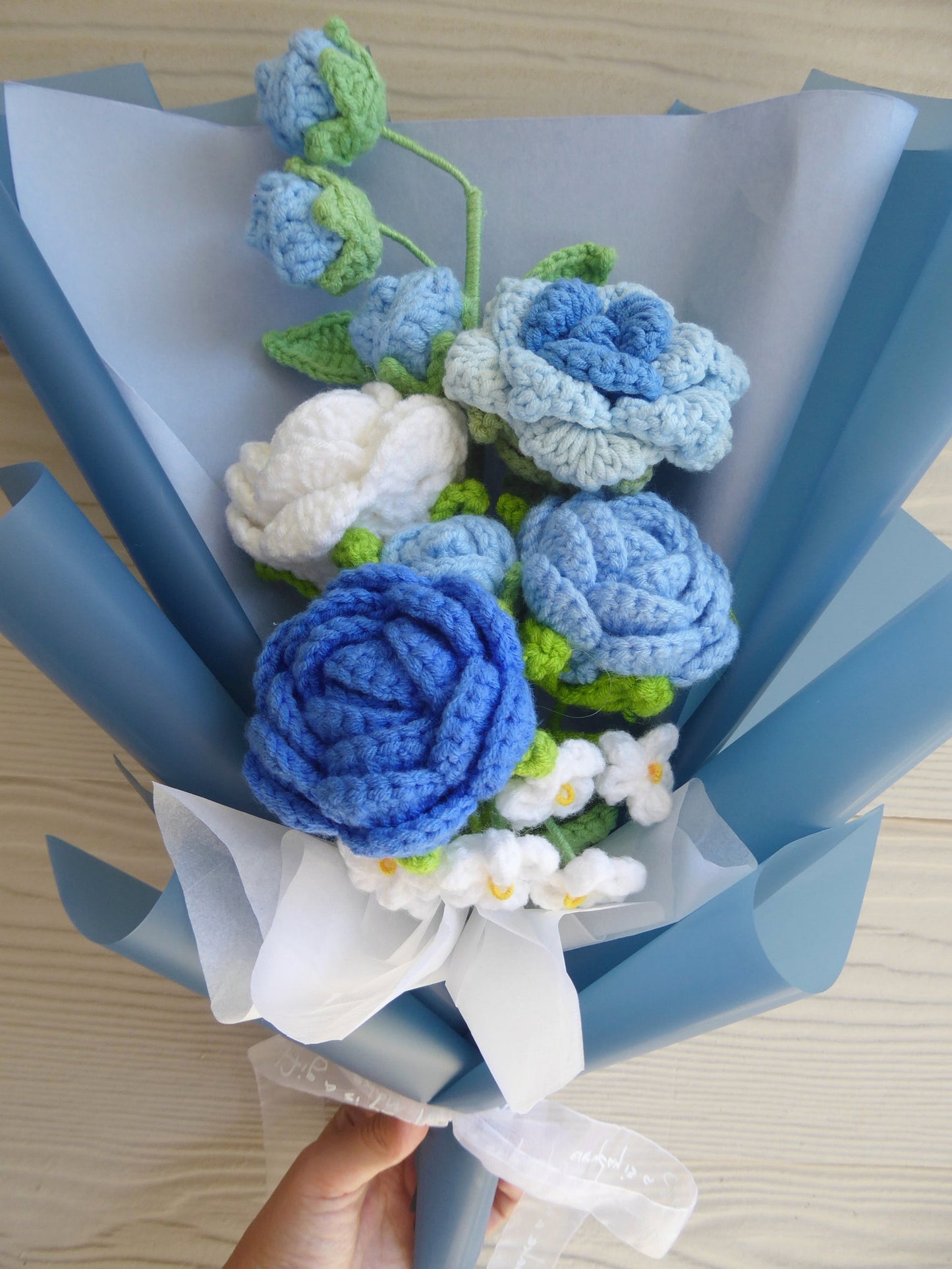 Crochet Flower Bouquet Mom's Gifts