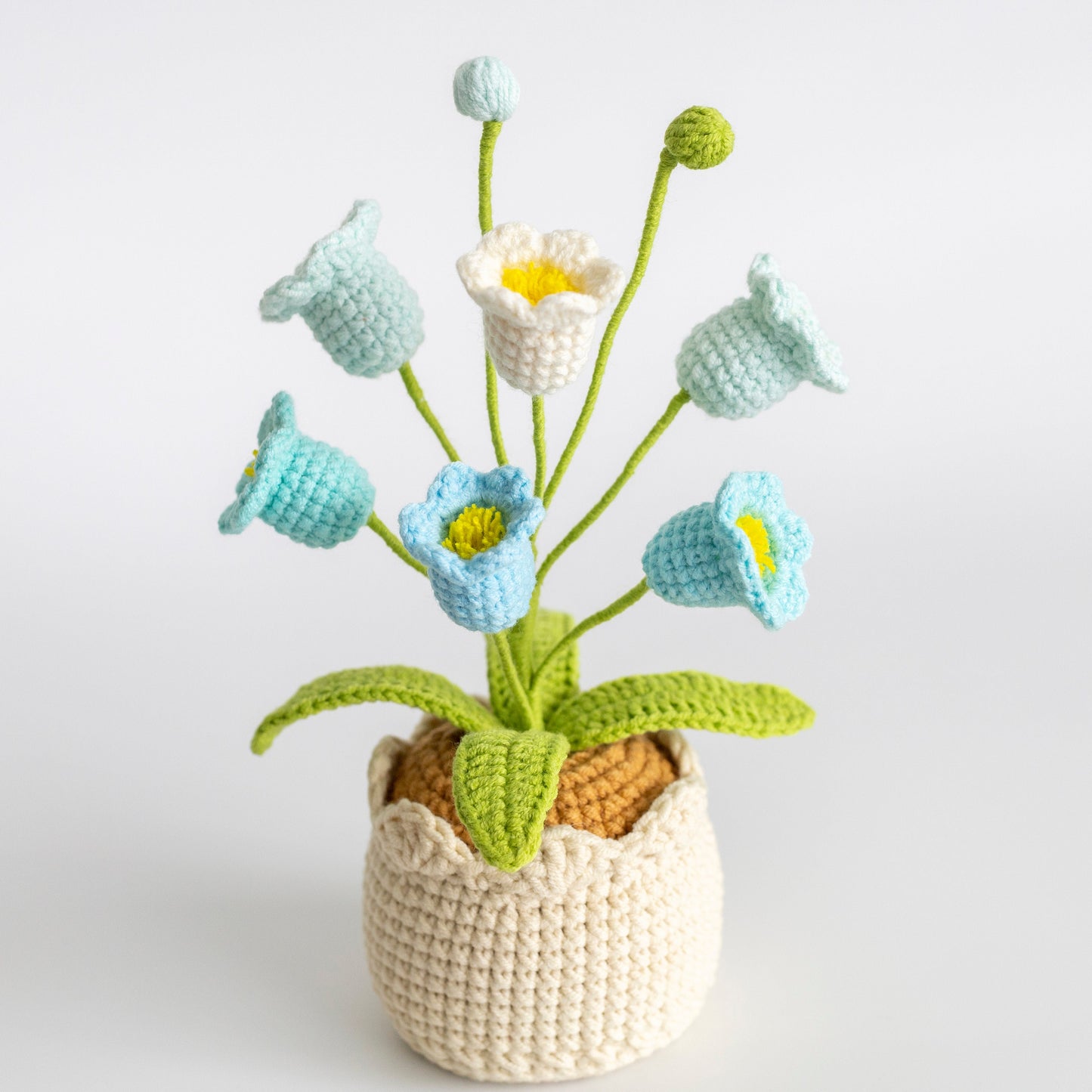 Crochet Flower Plant Home Decor Mom's Gifts