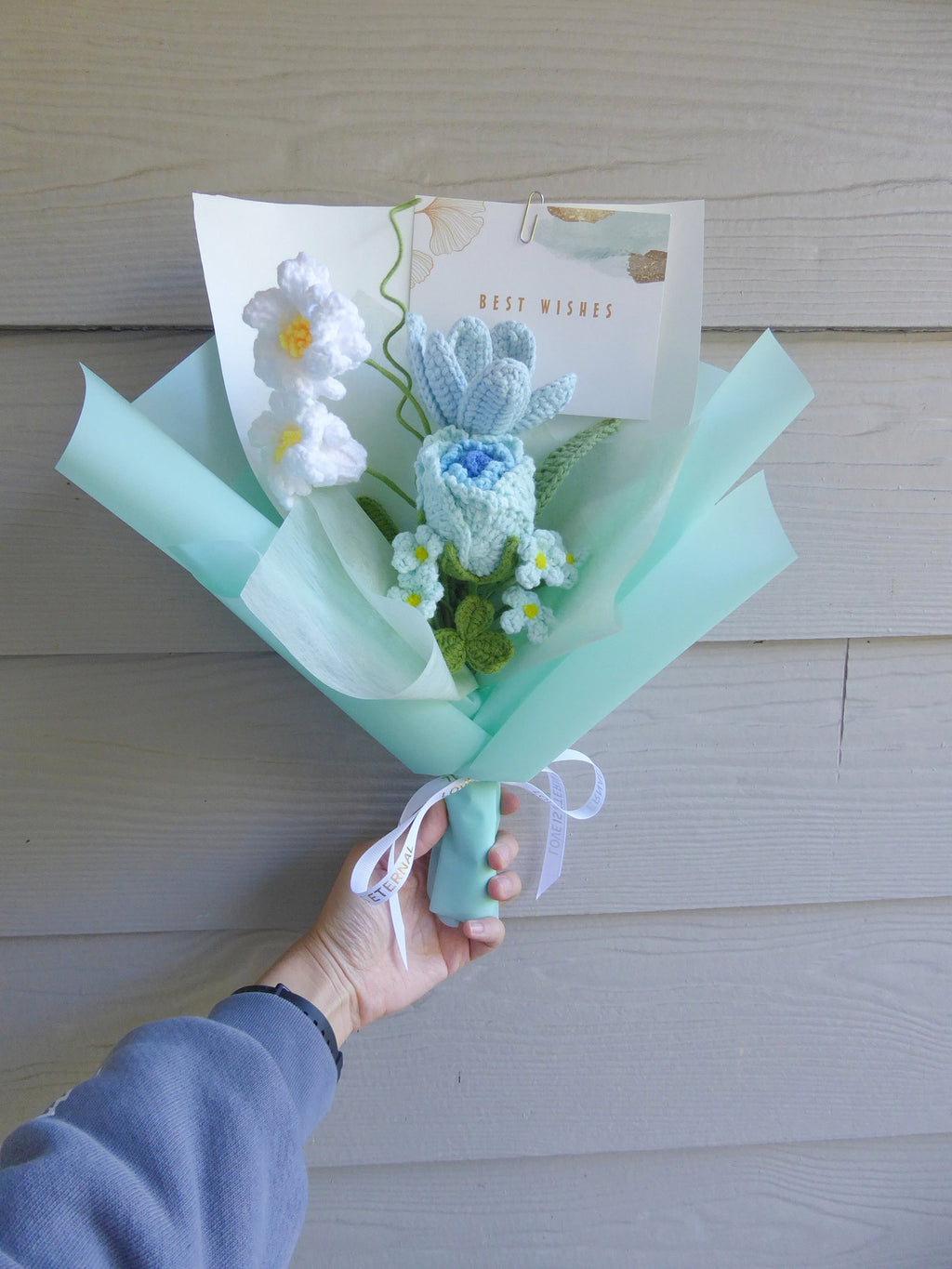 Crochet Flower Bouquet Mom's Gifts