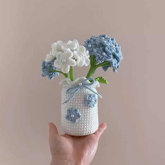 Crochet Flower With Pot