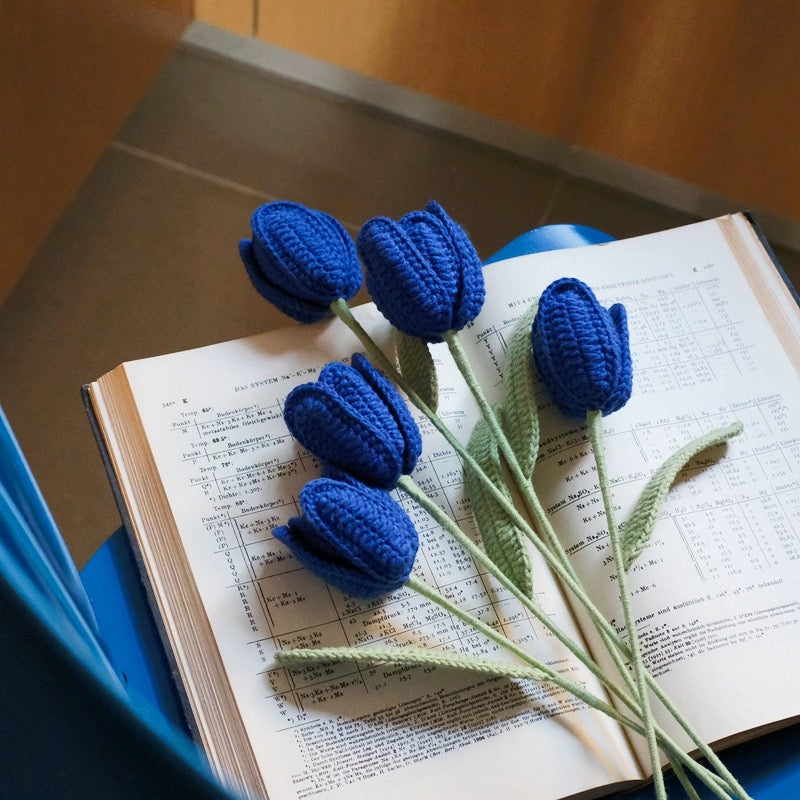 Crochet Tulip Flower Bouquet