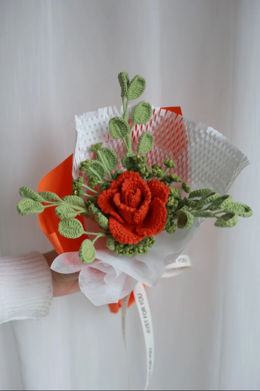 Bridal Bouquet Handmade Gift Crochet Flower Bouquet