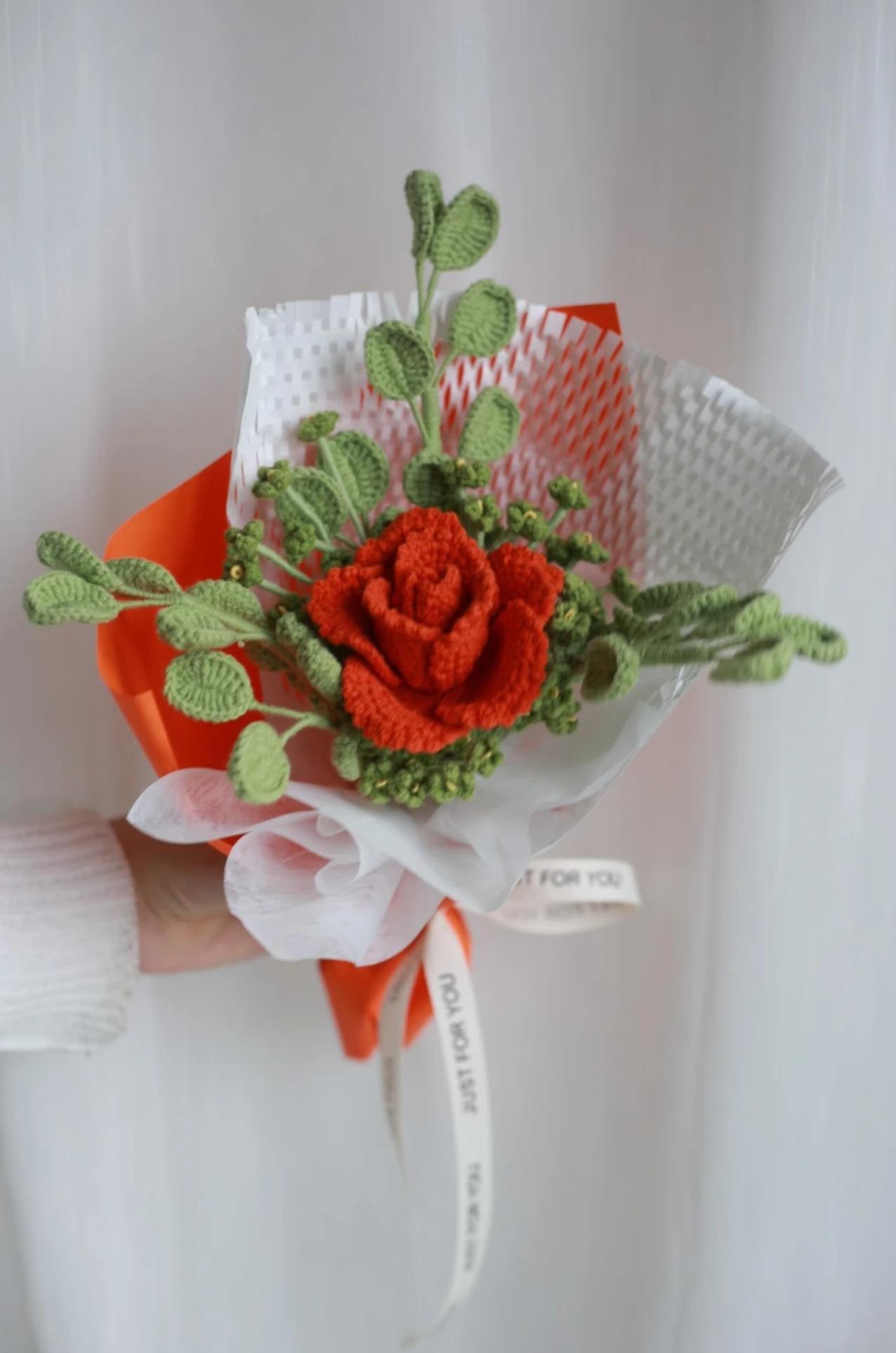 Bridal Bouquet Handmade Gift Crochet Flower Bouquet