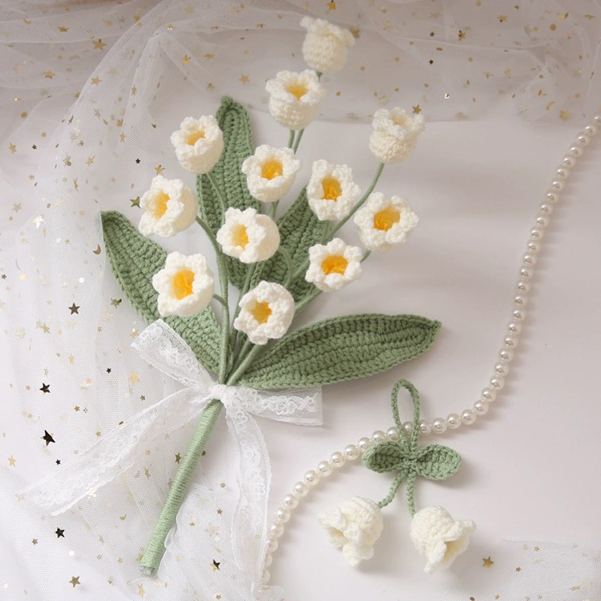 Crochet Lily Of Valley Flower