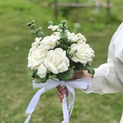 Bridal Bouquet Flower Bouquet Mother's Gift Crochet Flowers