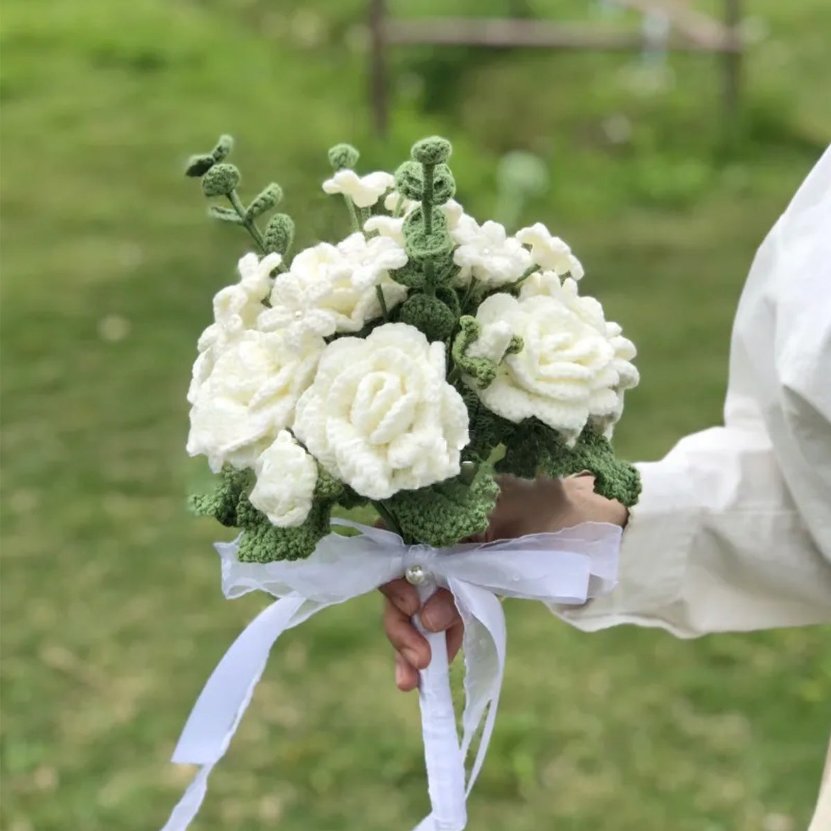 Bridal Bouquet Crochet Flower Bouquet Mother's Gifts