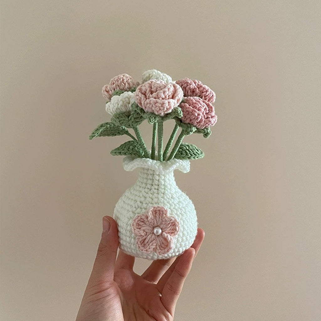 Crochet Flower With Pot