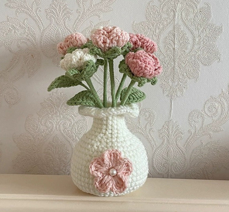 Crochet Flower With Pot