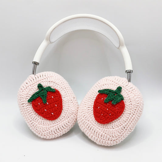 Pink Base Strawberry AirPods Max Case Sony XM1000 Cases