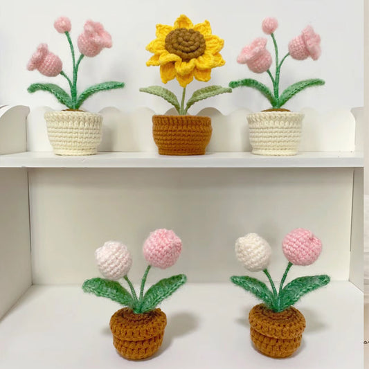 Cute And Elegant Crochet Flowers Home Decor Gifts For Her