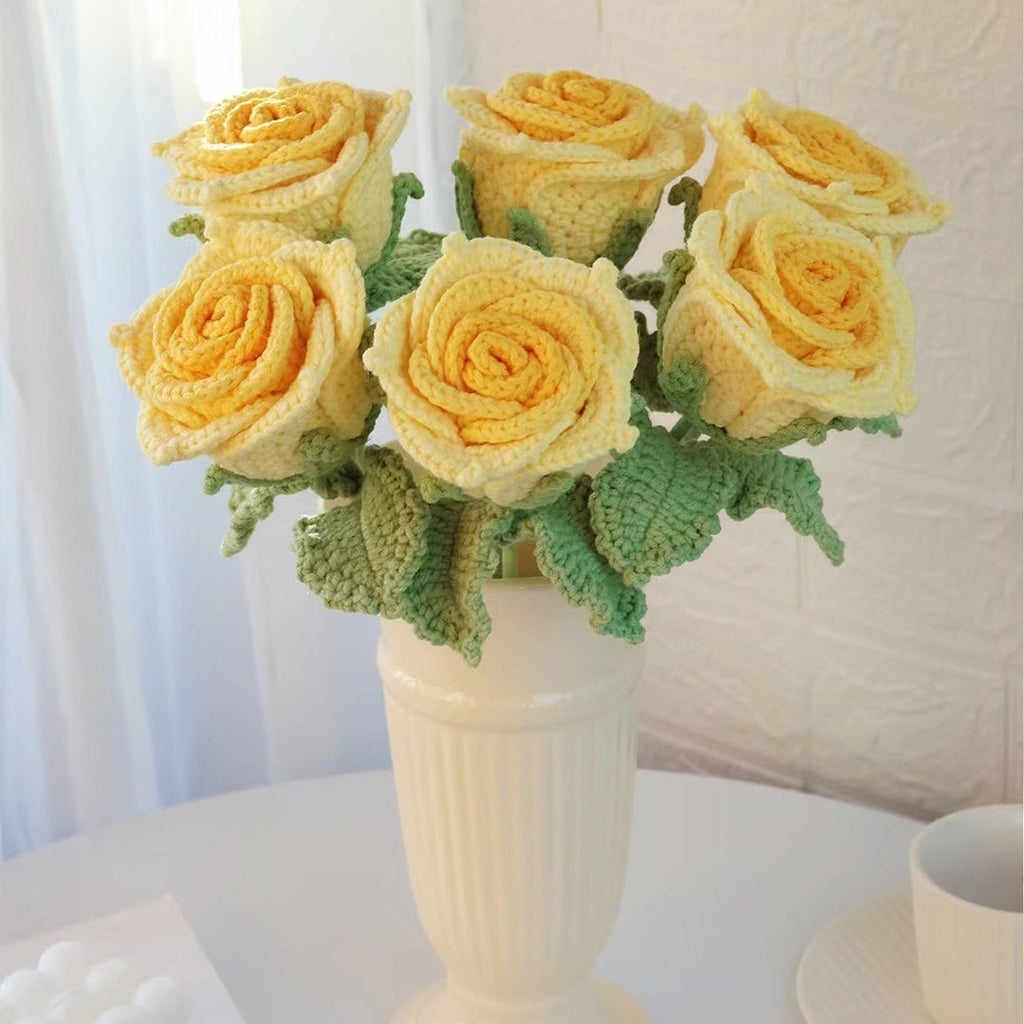 Crochet Roses Flower Bouquet-Gift For Her