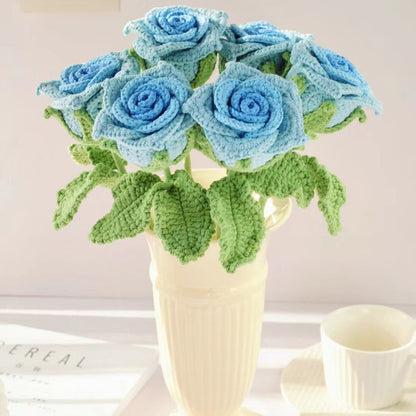 Crochet Roses Flower Bouquet-Gift For Her