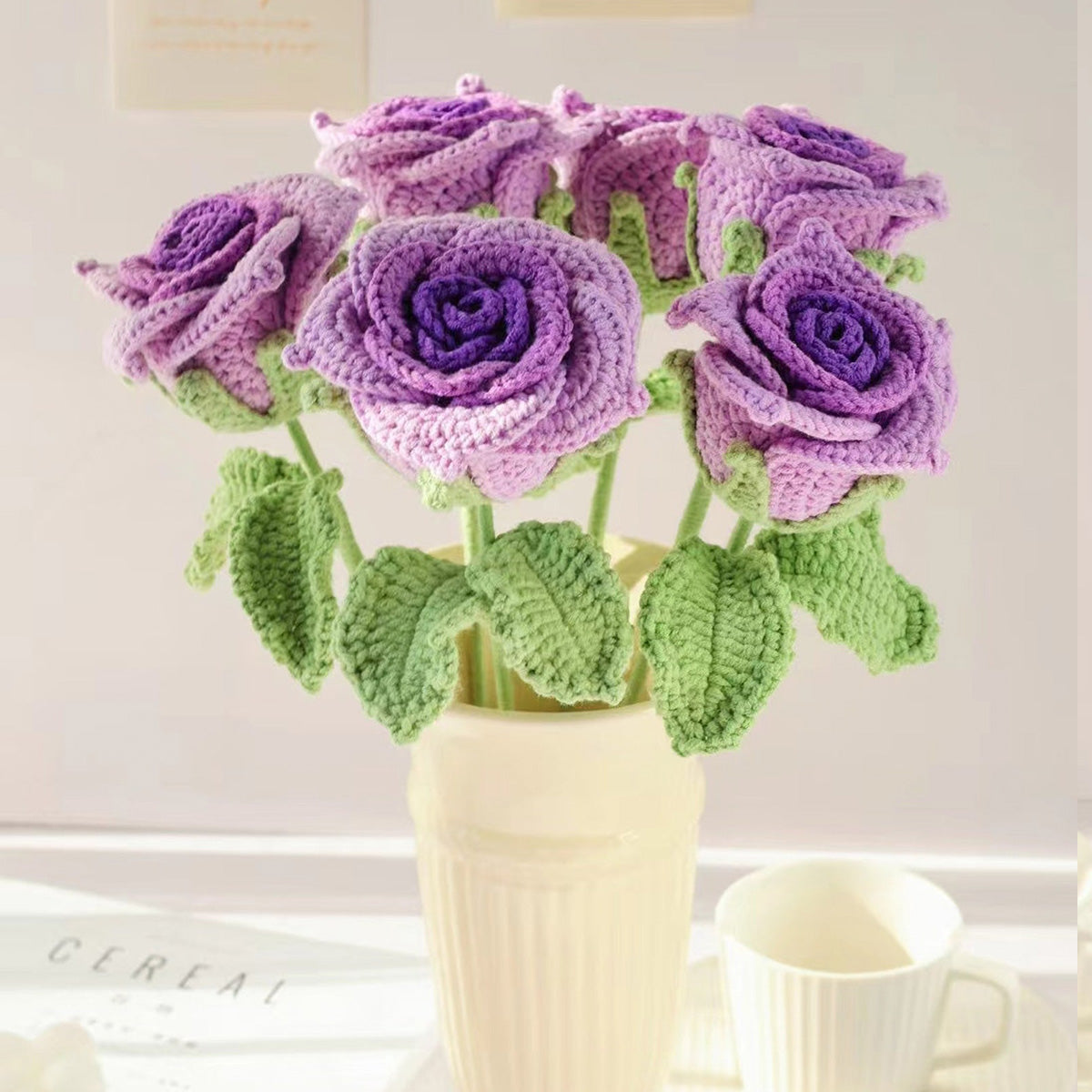 Crochet Roses Flower Bouquet-Gift For Her