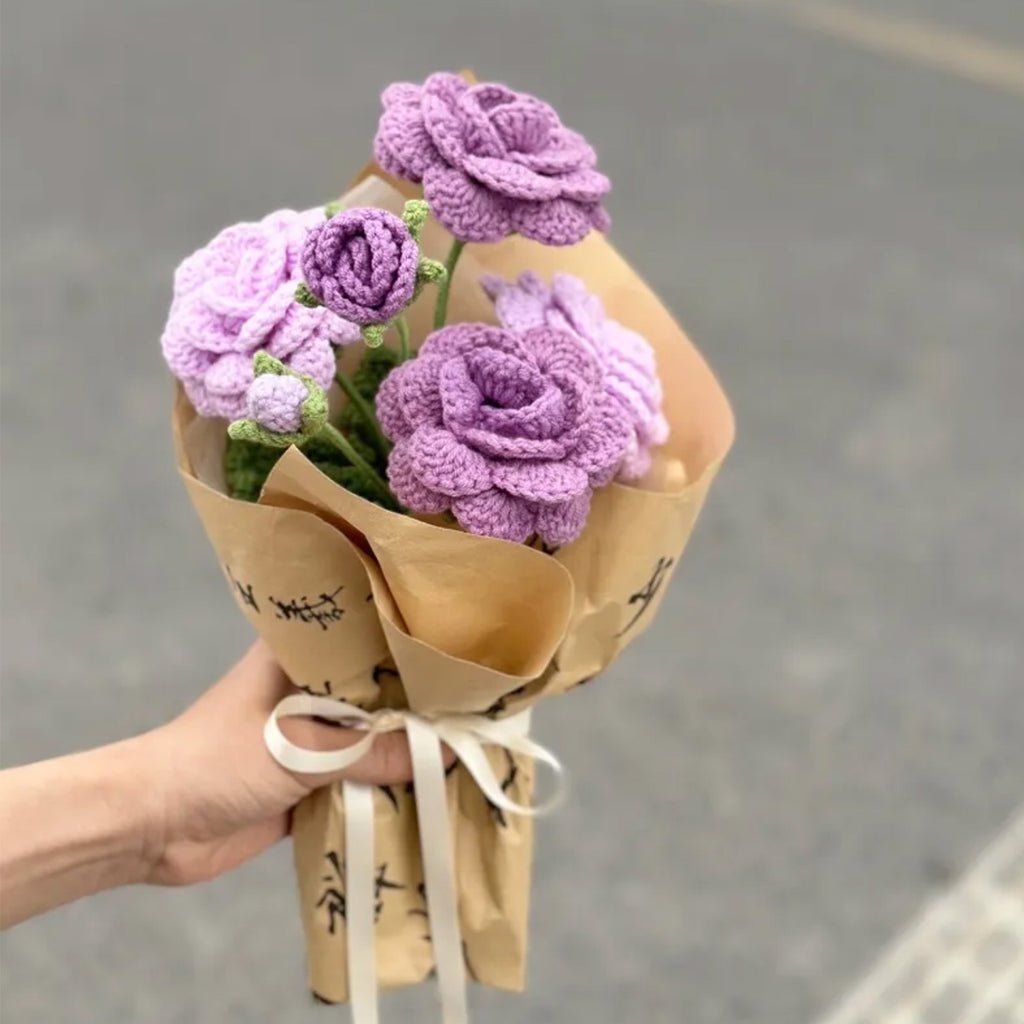 Bridal Bouquet Crochet Flower Bouquet Mother's Gifts