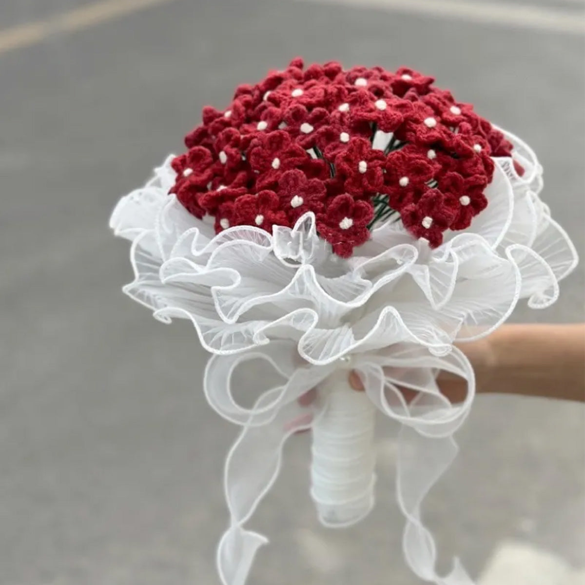 Bridal Bouquet Flower Bouquet Mother's Gift Crochet Flowers