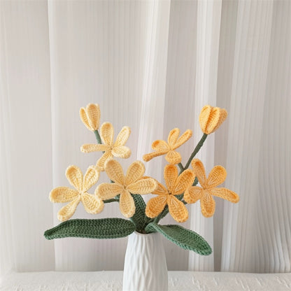 Multi-Color Flower Bouquet Mother's Gift Crochet Flowers