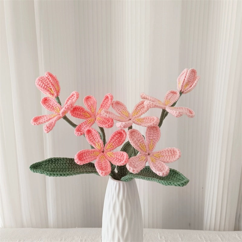 Multi-Color Flower Bouquet Mother's Gift Crochet Flowers