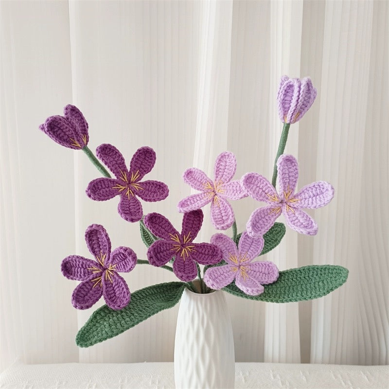 Multi-Color Flower Bouquet Mother's Gift Crochet Flowers