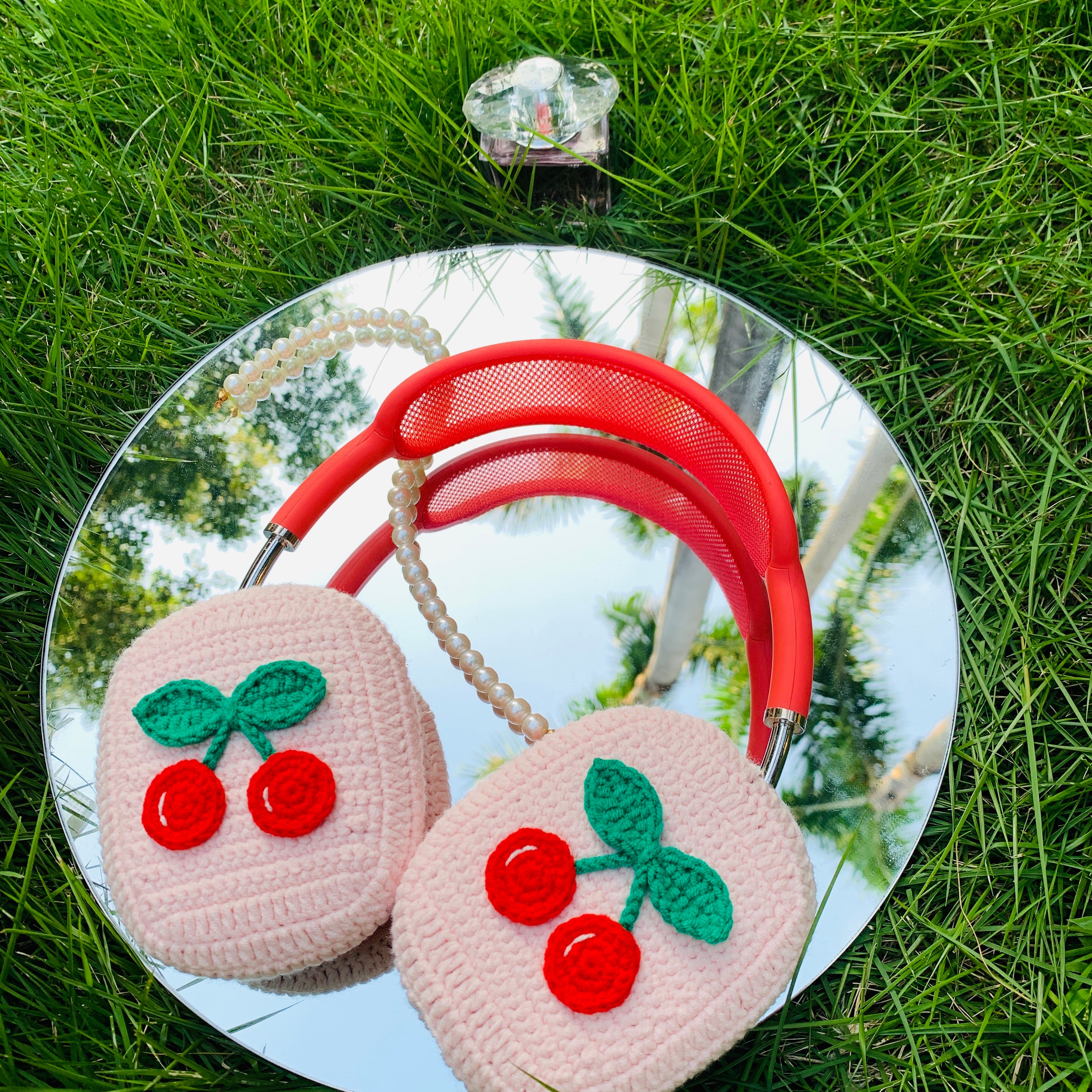 Pink Cherry AirPods Max Cases Sony XM1000 Cases