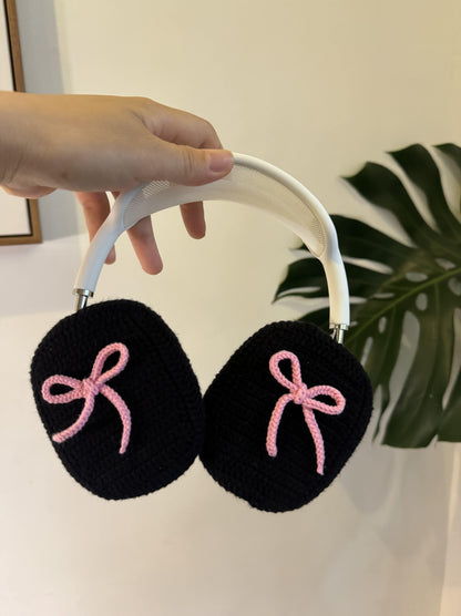 Crochet Bow AirPods Max Cases Sony XM5 Cases