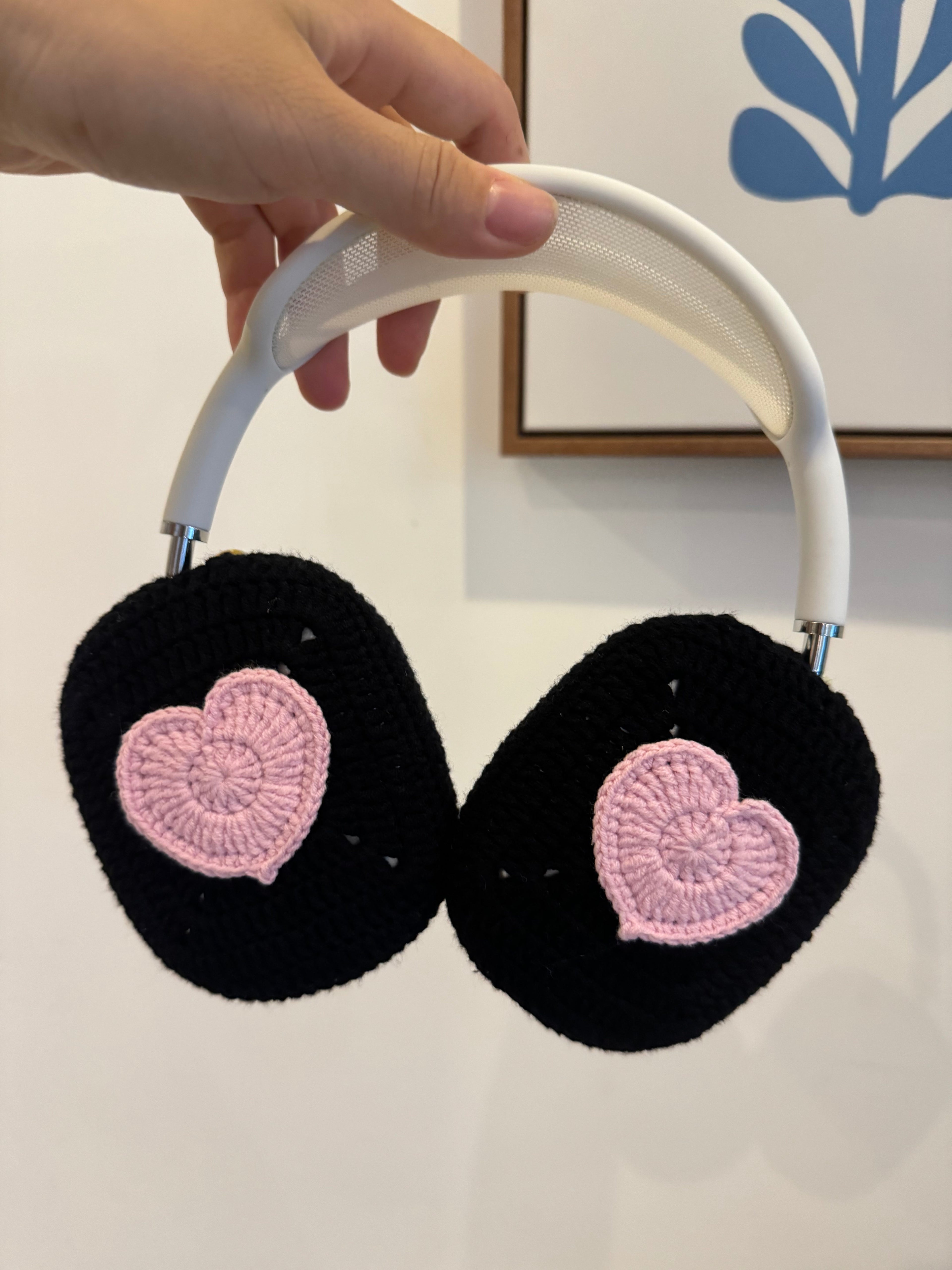 Crochet Cherry AirPods Max Cases Sony XM5 Cases