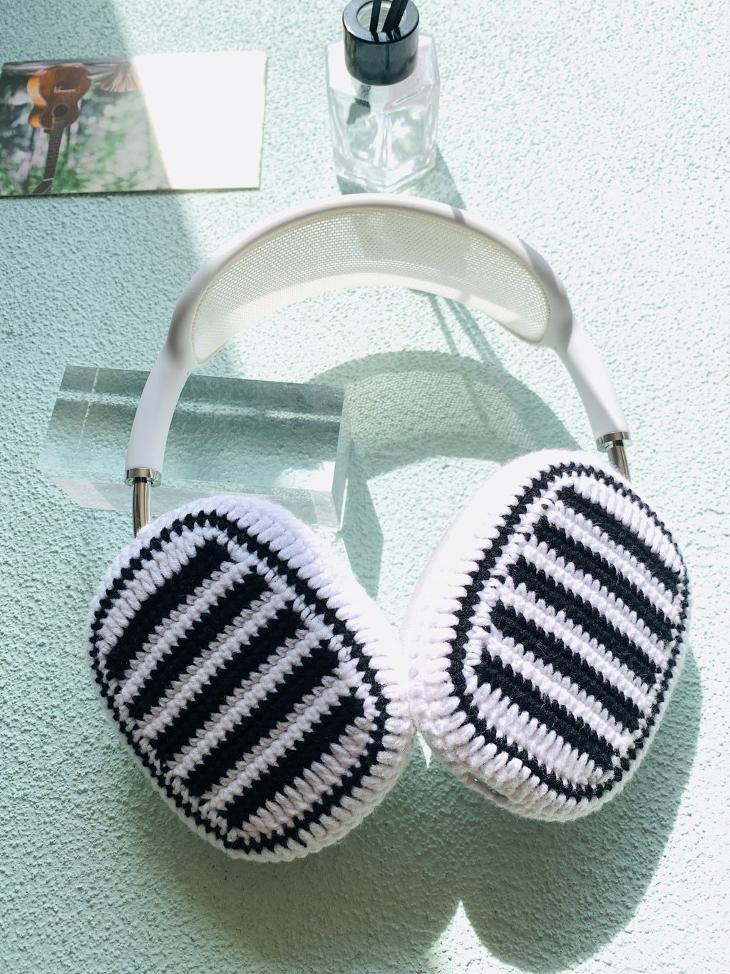 Black White Stripes AirPods Max Cases