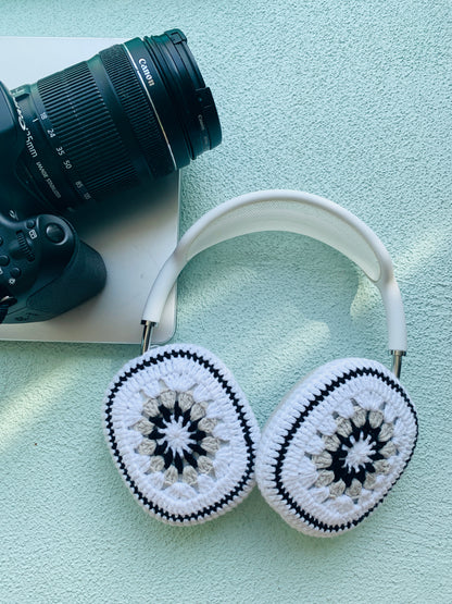 Classic Black White AirPods Max Cases Sony XM1000 Cases