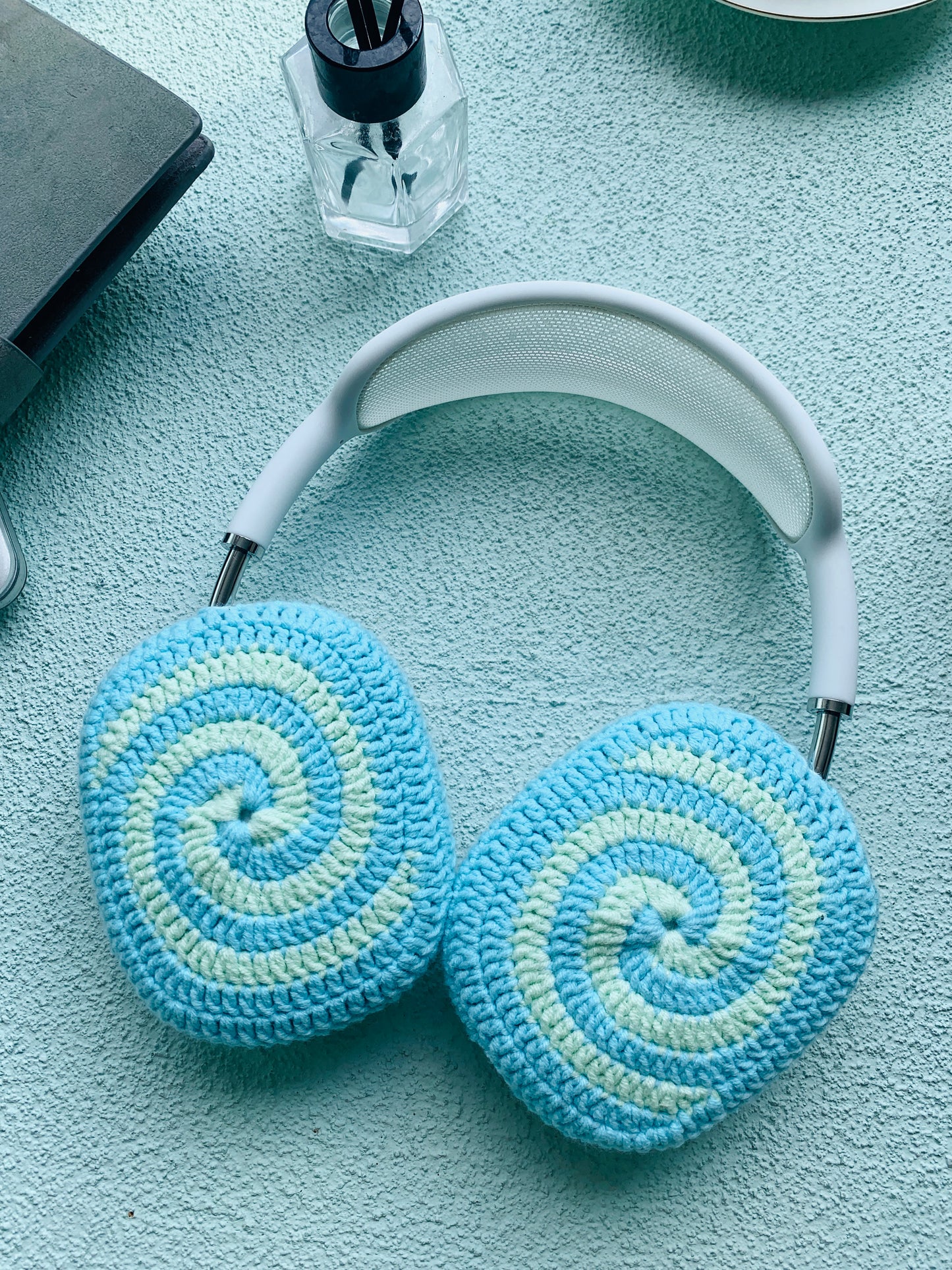 Blue Spiral AirPods Max Cases