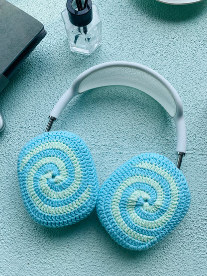 Blue Spiral AirPods Max Cases