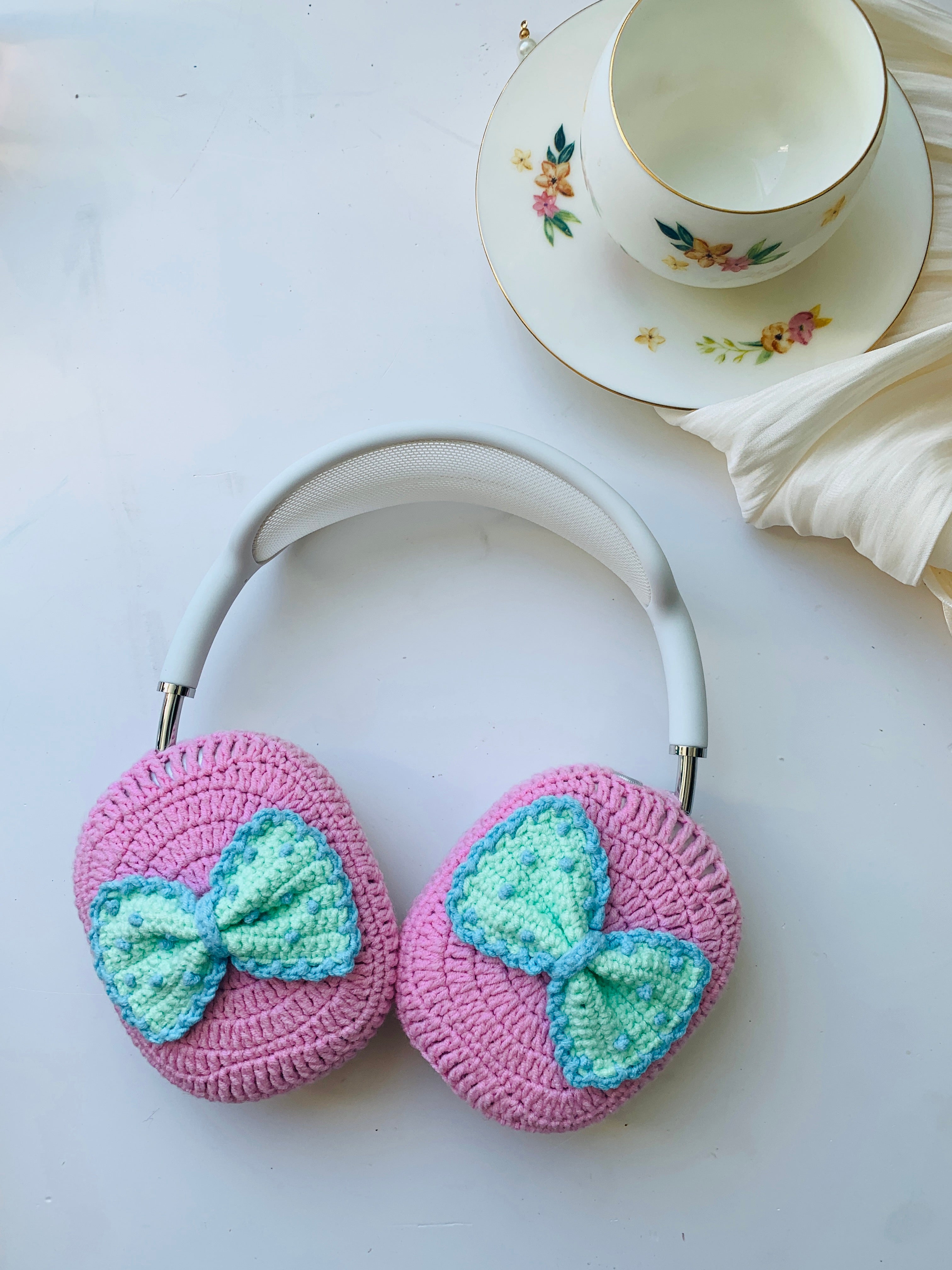 Pinky Bow AirPods Max Cases Sony XM1000 Cases