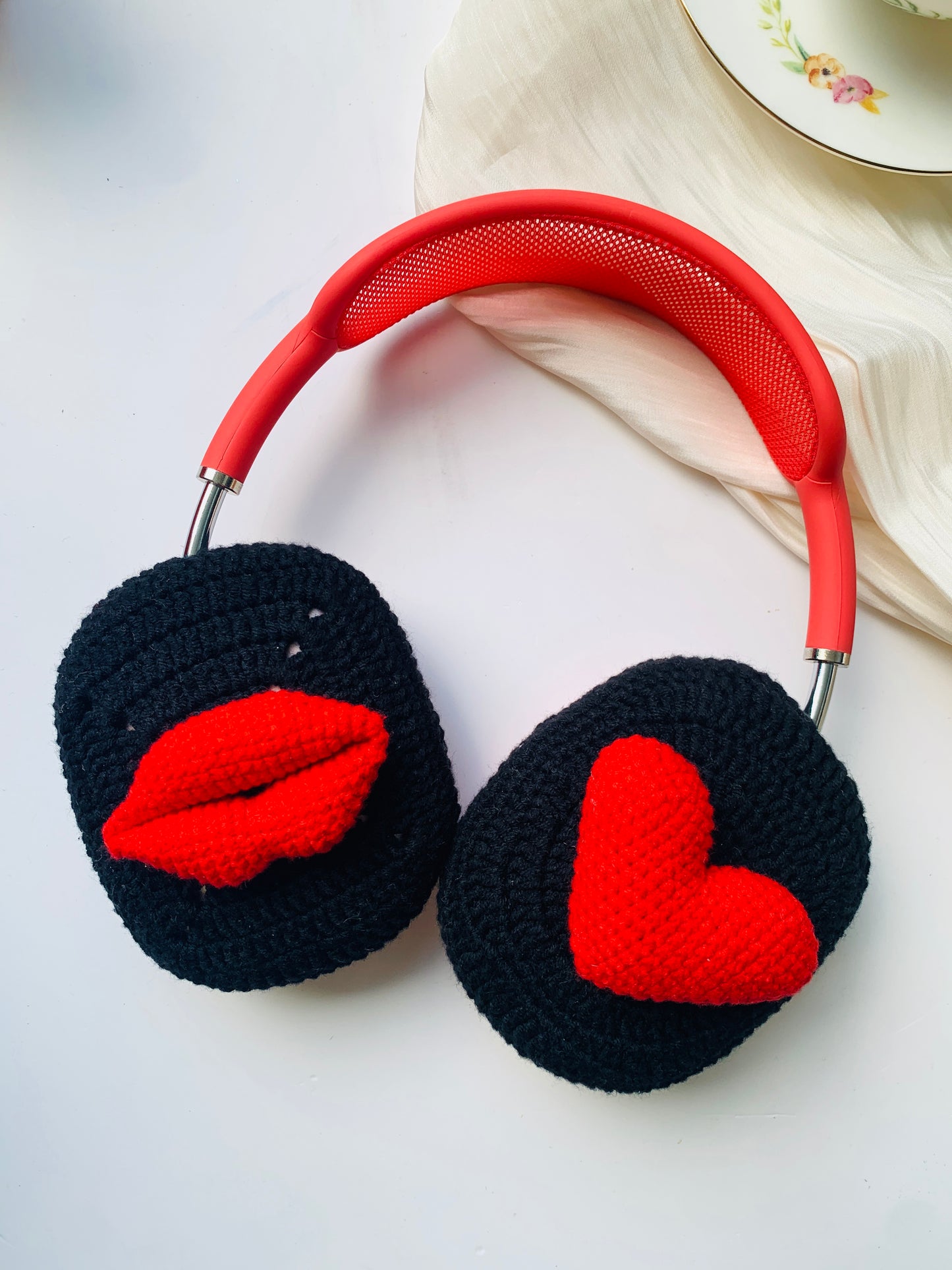 Red Heart AirPods Max Cases Sony XM1000 Cases