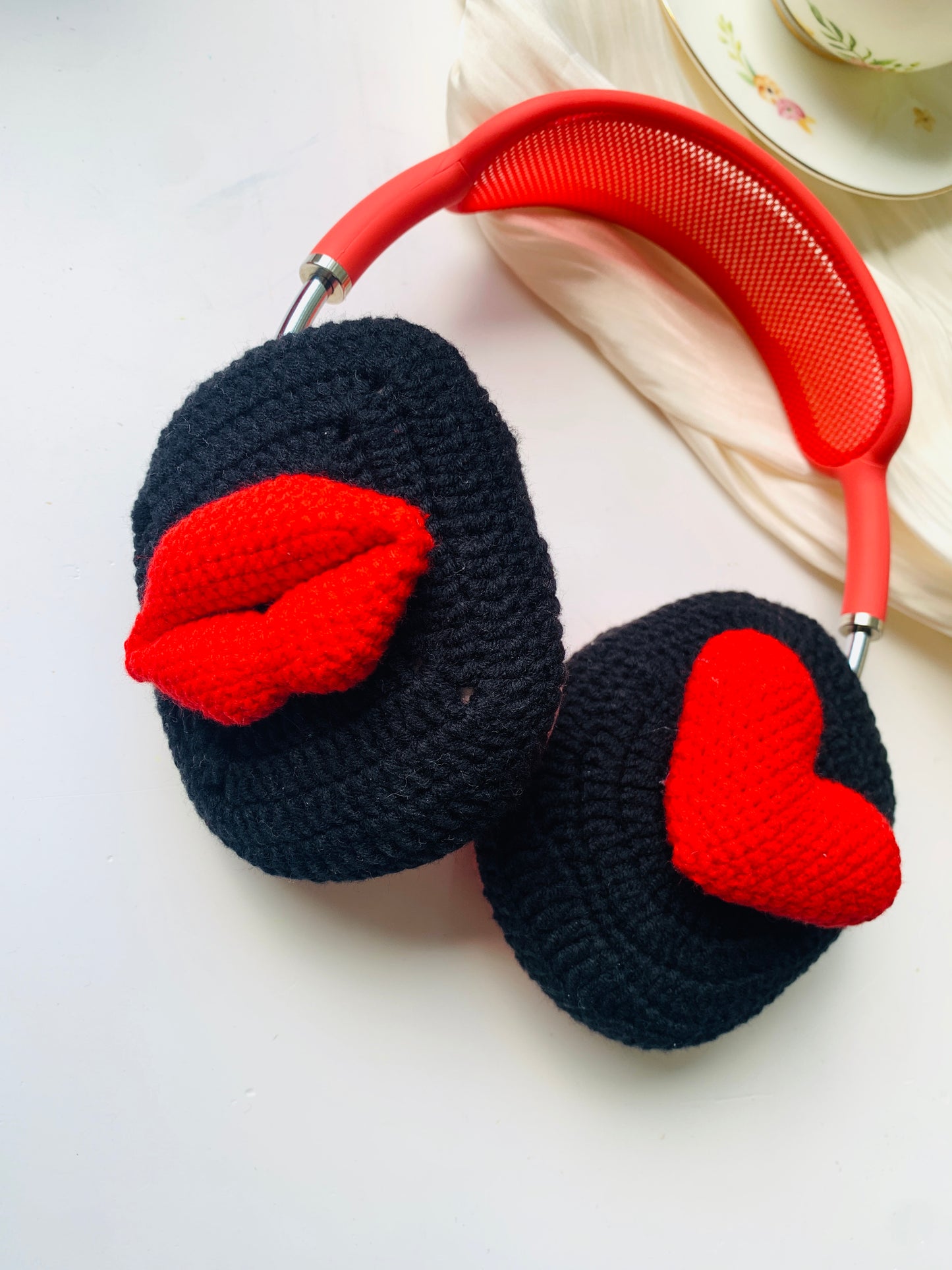 Red Heart AirPods Max Cases Sony XM1000 Cases