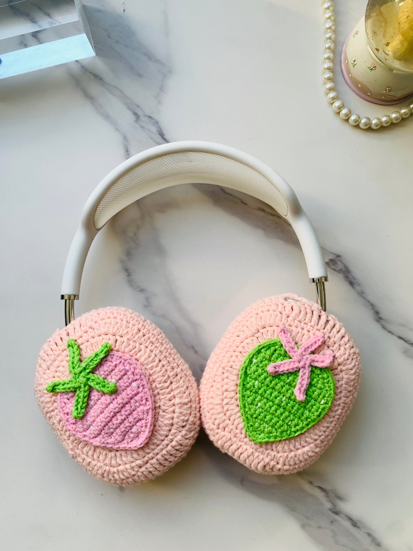 Green Strawberry AirPods Max Cases Sony XM1000 Cases