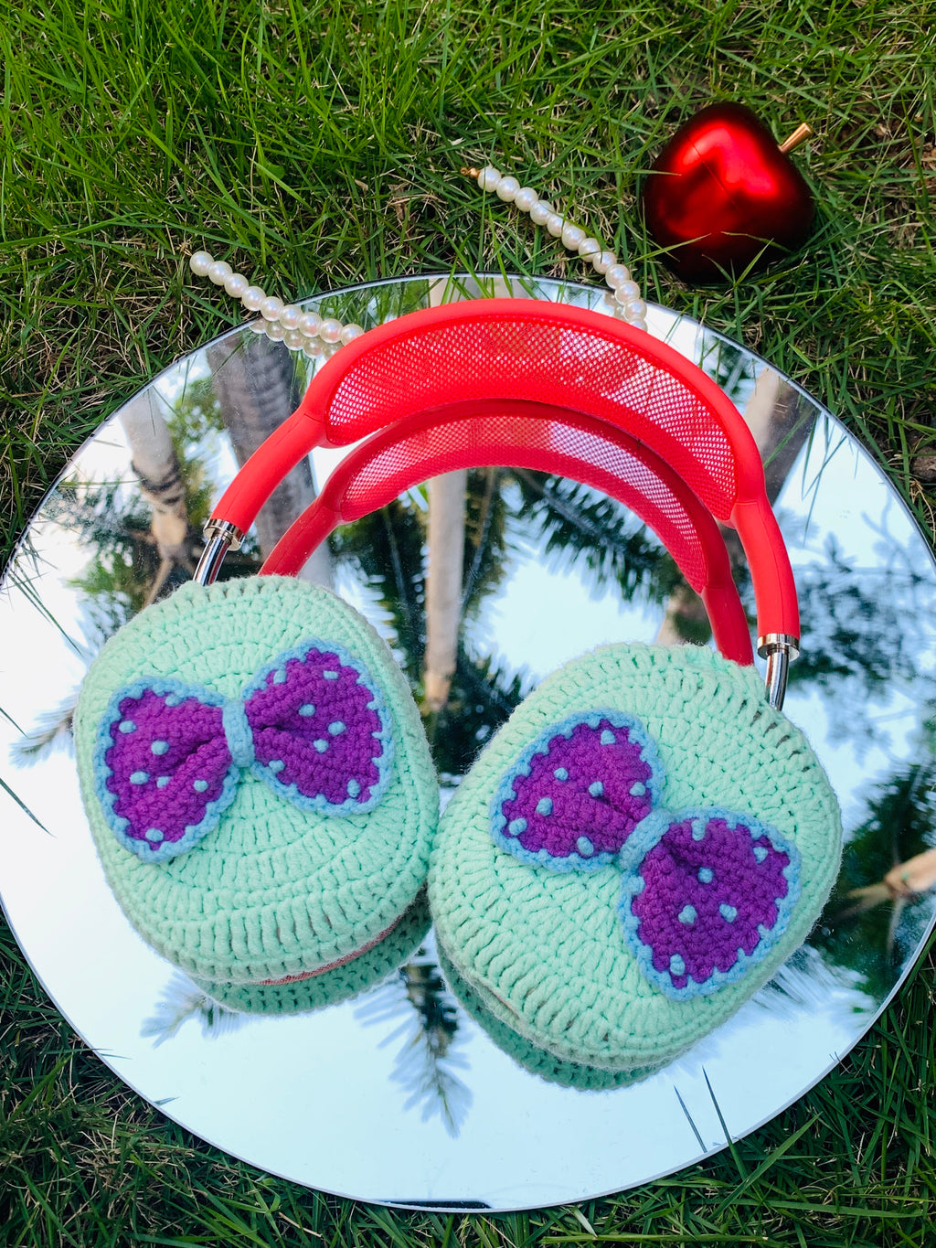 Blue Bow AirPods Max Cases Sony XM1000 Cases