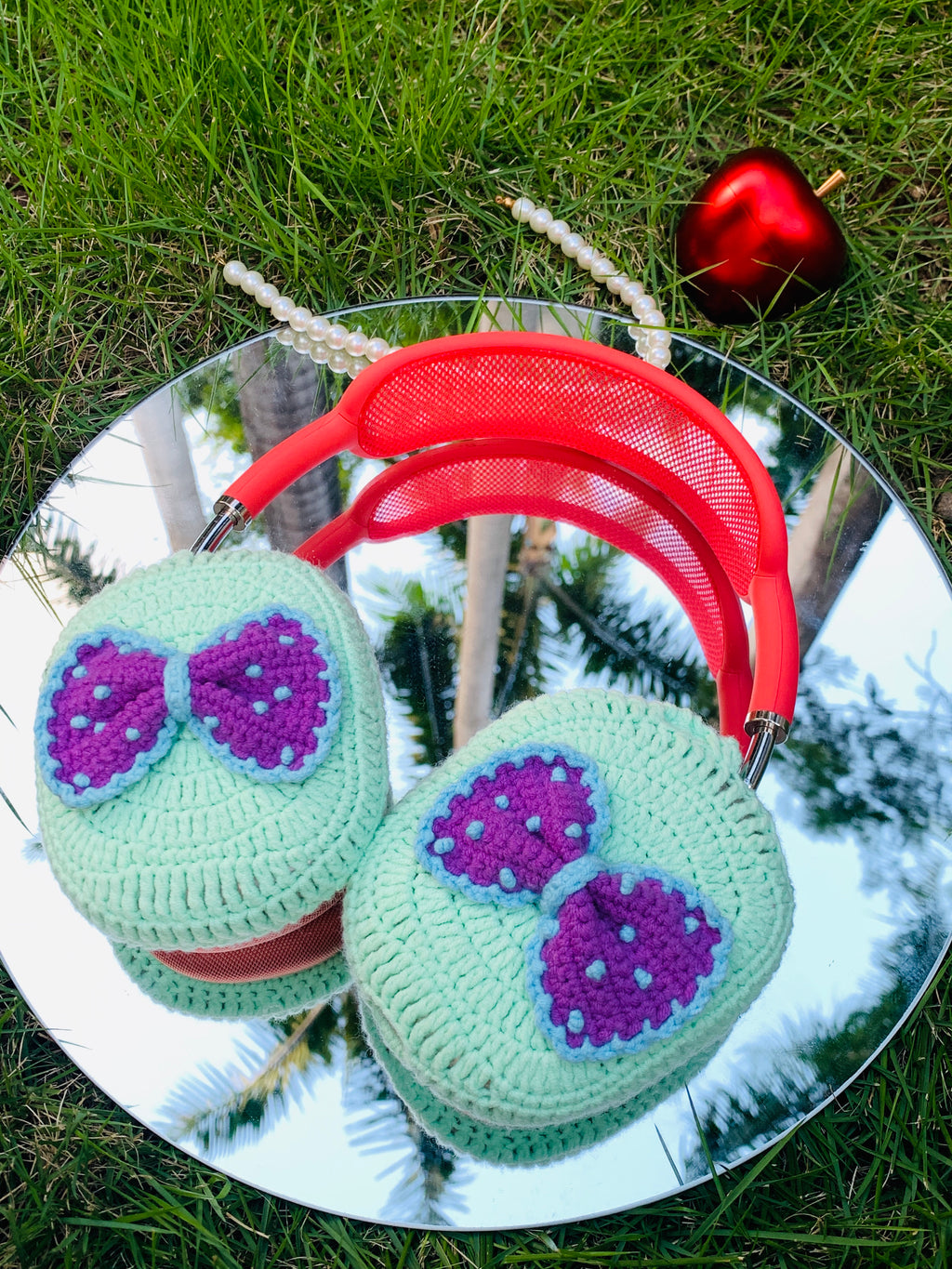 Blue Bow AirPods Max Cases Sony XM1000 Cases