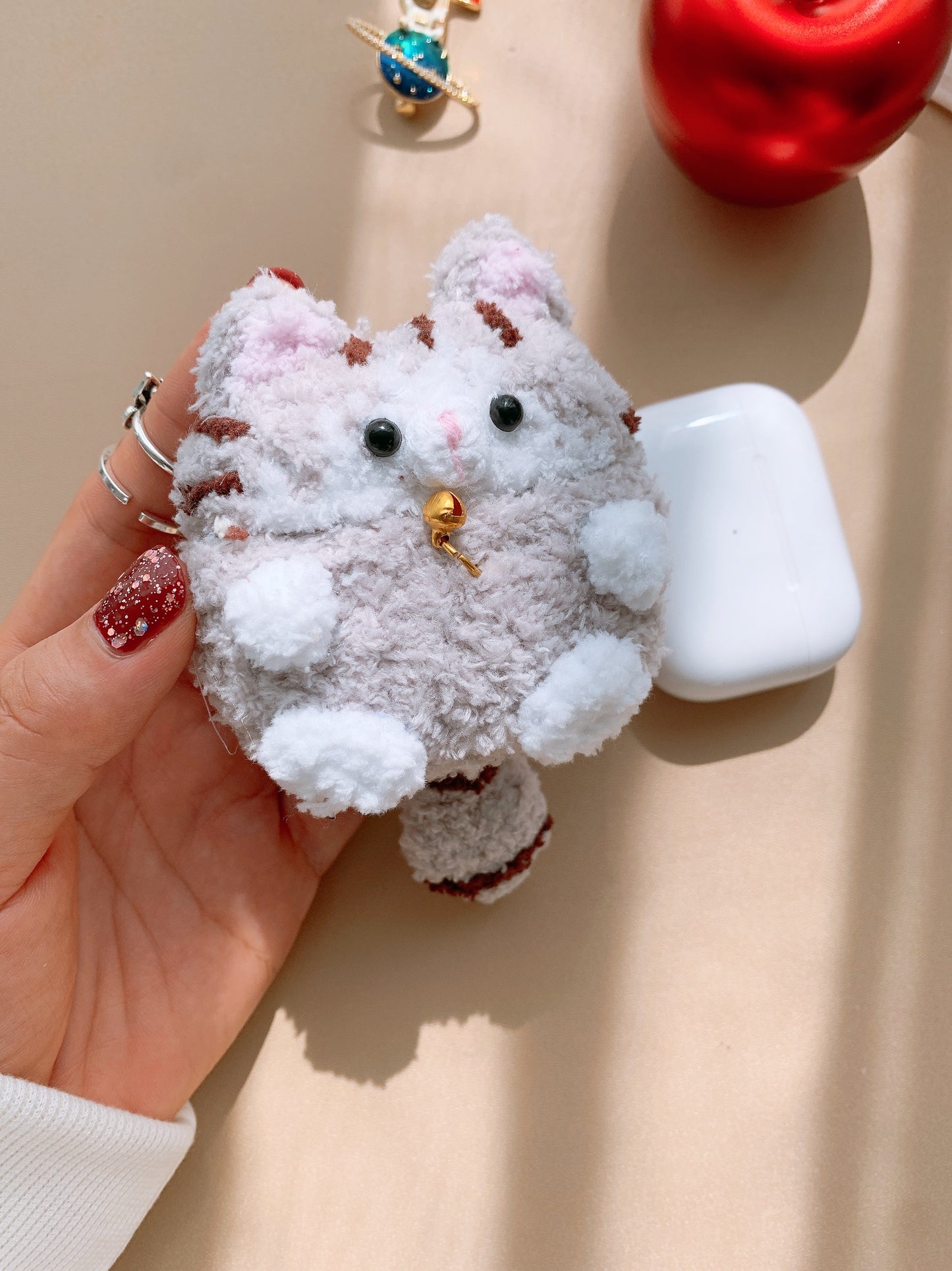 Gray Cat Airpods Case 1/2, AirPods Pro Cases, AirPods 3